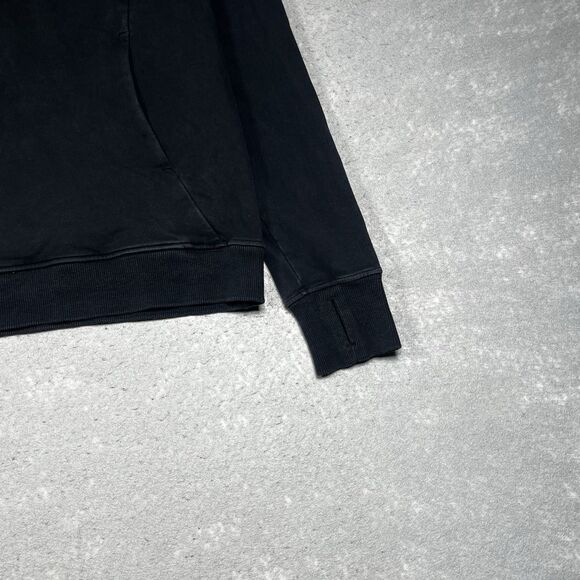 Lululemon Sweatshirt Womens 8 Black Scuba OversiiòFunnel Neck Logo Half Zip - Picture 4 of 12